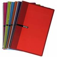ENRI Pack 5 cuadernos de 80 hojas. 1 línea c/m. Fº (215x310 mm) - 100430068