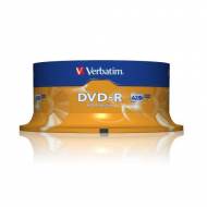 VERBATIM DVD-R 16x Advanced AZO 4,7GB Spindle 25 uds - 43522