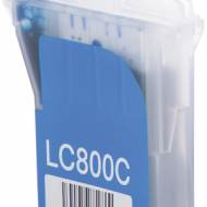 Iberjet BLC800C. Cartucho de tinta cyan, reemplaza a Brother LC800C