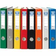 Unipapel 092377. Pack 6 archivadores de palanca Folio de 45 mm. Color rojo