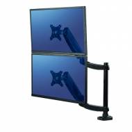Fellowes 8043401. Brazo para monitor doble en vertical Platinum Series