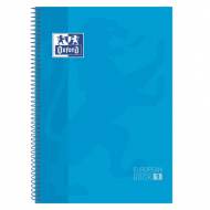Oxford 400028276 Cuaderno School Europeanbook 1 tapa forrada 80 hojas azul turquesa