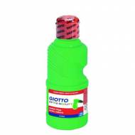 GIOTTO Botella 250 ml témpera Extra Quality fluorescente. Color verde - 531102