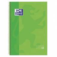 Oxford 100430199 Cuaderno School Europeanbook 1 tapa forrada 80 hojas verde manzana