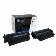 HP 05X - Toner Laser original Nº 05 X Negro Pack 2 - CE505XD