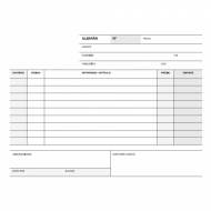 APLI 12687. Pack 10 talonarios Albaranes 1/4 apaisado triplicado (210 x 145 mm.)