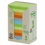 POST-IT Torre notas adhesivas papel 100% reciclado. 24 blocs 38 x 51 mm. Colores pastel surtidos - FT510110396