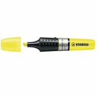 STABILO 71-24. Marcador fluorescente Luminator con punta biselada. Color amarillo