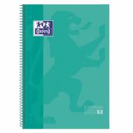 Oxford 400040983 Cuaderno School Europeanbook 1 tapa forrada 80 hojas verde menta