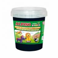 ALPINO DP000150. Bote de pasta modelar Magic Dough 160 gr negro