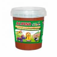 ALPINO DP000149. Bote de pasta modelar Magic Dough 160 gr marrón