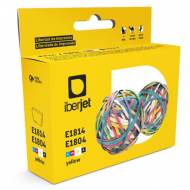 Iberjet E1814. Cartucho de tinta amarillo, reemplaza a Epson C13T18144010 nº 18XL / C13T18044010 nº 18