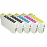 Iberjet E080P Pack 7 cartuchos de tinta compatibles, reemplaza a Epson (T0801 - T0802 - T0803 - T0804 - T0805 - T0806)