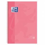 Oxford 400040984 Cuaderno School Europeanbook 1 tapa forrada 80 hojas rosa chicle