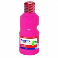 GIOTTO Botella 250 ml témpera Extra Quality fluorescente. Color rosa -  531104