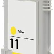 Iberjet H11Y. Cartucho de tinta amarillo, reemplaza a HP C4838AE nº 11 Y