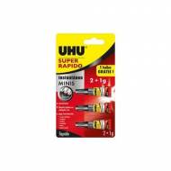 UHU® Adhesivo Super Rápido Minis. (3 ud x 1 gr.) - 36511
