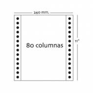 FABRISA Caja de 1000 hojas de papel continuo blanco autocopiativo, 3 hojas - 1241032