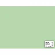 APLI 14260. Pack 25 hojas cartulina 50 x 65 cm Color verde esmeralda