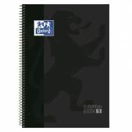 Oxford 100430269 Cuaderno School Europeanbook 1 tapa forrada 80 hojas negro