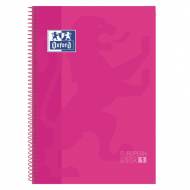 Oxford 100430270 Cuaderno School Europeanbook 1 tapa forrada 80 hojas fucsia