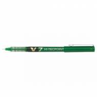 PILOT BX-V7-G. Bolígrafo roller de tinta líquida color verde V 7. Trazo 0.5 mm.