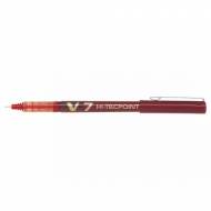 PILOT BX-V7-R. Bolígrafo roller de tinta líquida color rojo V 7. Trazo 0.5 mm.
