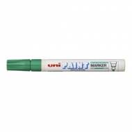 UNI-BALL PX-20 verde. Marcador permanente con punta cónica. Trazo 2.2 - 2.8 mm.