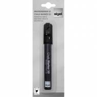 SIGEL Marcador de tiza 50 (punta de 1-5 mm.) Color negro - GL180