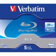 VERBATIM Pack 5 Blu-ray 6x Single Layer 25GB - 43715