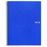 MIQUELRIUS Cuaderno Notebook 6 Basic. 150h A4. Pack 3 und. Color Azul - 2826