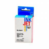 Iberjet BLC800Y. Cartucho de tinta amarillo, reemplaza a Brother LC800Y