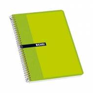 ENRI Pack 10 cuadernos de 80 hojas. Doble línea 3 c/m. 4º (155x215 mm) - 100430109