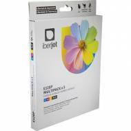 Iberjet E128P. Pack 5 cartuchos de tinta compatibles, reemplaza a Epson (T1281, T1282, T1283, T1284).