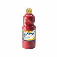 GIOTTO Botella 500 ml de témpera. Color rojo - 535308
