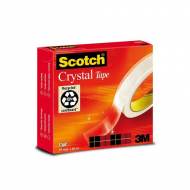 Scotch Cinta adhesiva Supertransparente, 19mm x 66m. Caja individual - 70005242485