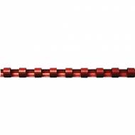 Fellowes 5347204. Pack 100 canutillos de encuadernación rojos 16 mm