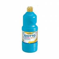 GIOTTO Botella 500 ml de témpera. Color cyan - 535315