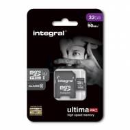 INTEGRAL Tarjeta de memoria micro SDHC (32 Gb) - INMSDH32G10-90U1