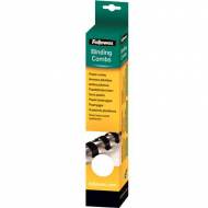 Fellowes 5330403. Pack 25 canutillos de encuadernación blancos 8 mm