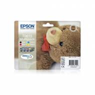 EPSON Cartuchos Inyeccion T0615 Negro/Amarillo/Cyan/Magenta Blister C13T06154010