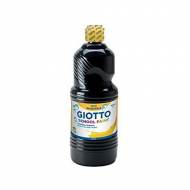 GIOTTO Botella 500 ml de témpera. Color negro - 535324
