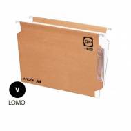 GIO Carpeta colgante visor lateral Arcón A4 - Lomo V - Caja de 25 unidades - 400021926