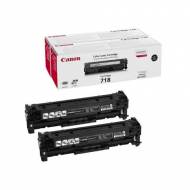 CANON Toner Laser CRG-718BK Negro. Pack doble - 2662B005