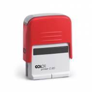 COLOP Sello Printer C20 Fórmula (COBRADO). Color rojo - SFC20.PR20C.15