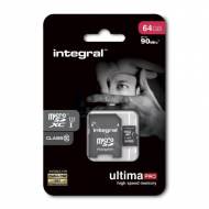 INTEGRAL Tarjeta de memoria micro SDHC (64 Gb) - INMSDX64G10-90U1