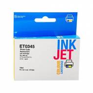 Iberjet ET0345. Cartucho de tinta cyan foto, reemplaza a Epson C13T03454010