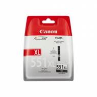 CANON Cartuchos inyeccion CLI-551XLBK Negro XL Blister+alarma 6443B004