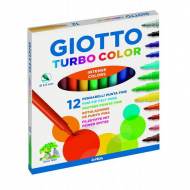 GIOTTO Turbo Color. Estuche 12 rotuladores de punta media. Colores surtidos - 416000