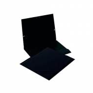 ESSELTE Carpeta con gomas. Formato folio. Color Negro - 73309
